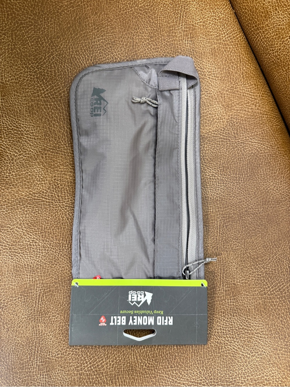REI Gray RFID Money Belt - Women's Travel Waist Pouch
